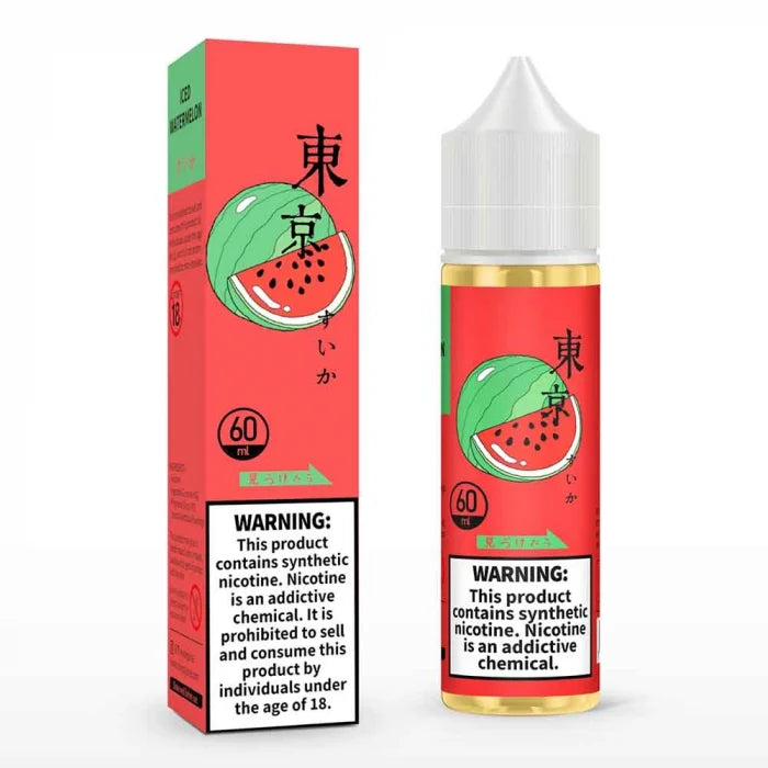 TOKYO Iced Watermelon 60ML available at Vape Hub Pakistan.