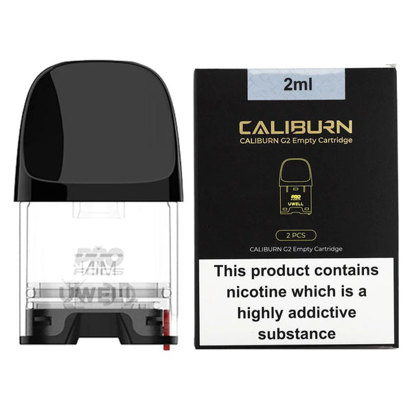 Uwell Caliburn G2 and GK2 replacement empty cartridge available at Vape Hub Pakistan.