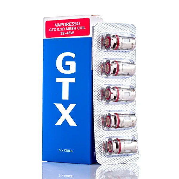 Vaporesso GTX Replacement coils 0.3 ohm available at Vape Hub Pakistan.