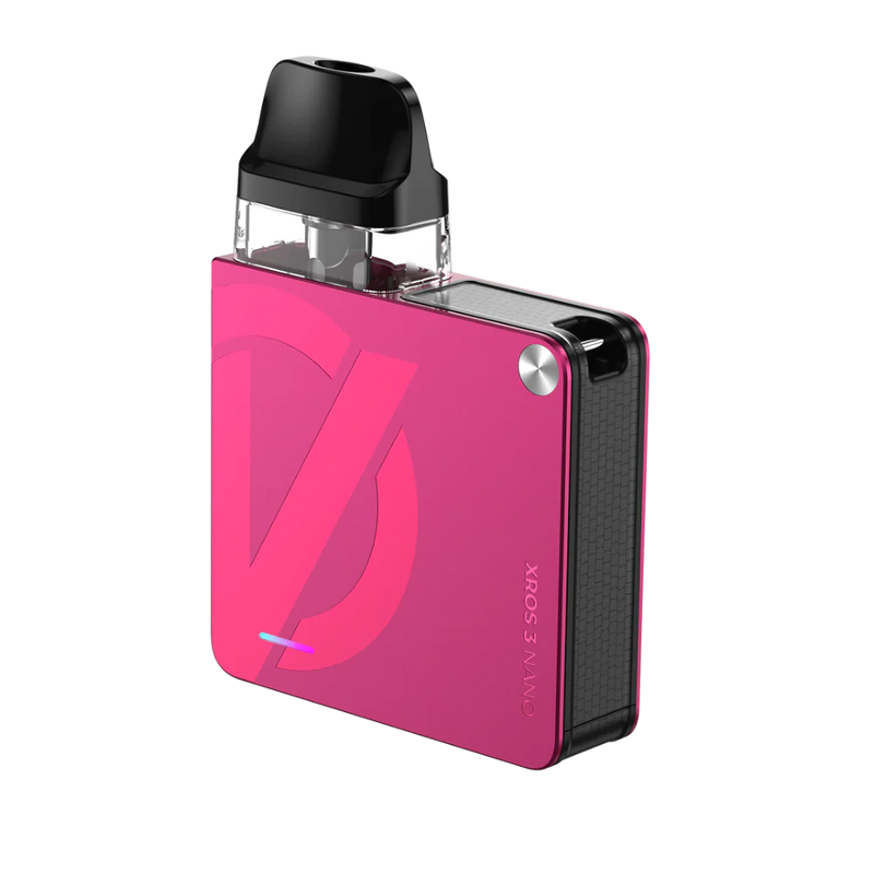 VAPORESSO XROS 3 Nano pod kit rose pink available at Vape Hub Pakistan.