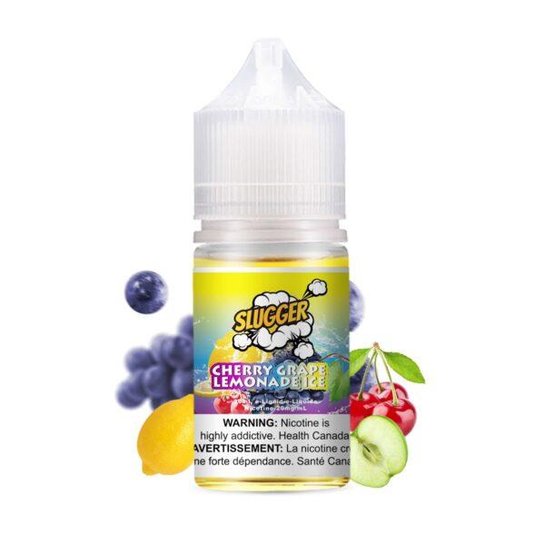 SLUGGER Cherry Grape Lemonade Ice 30ml nicotine salt available at Vape Hub Pakistan.