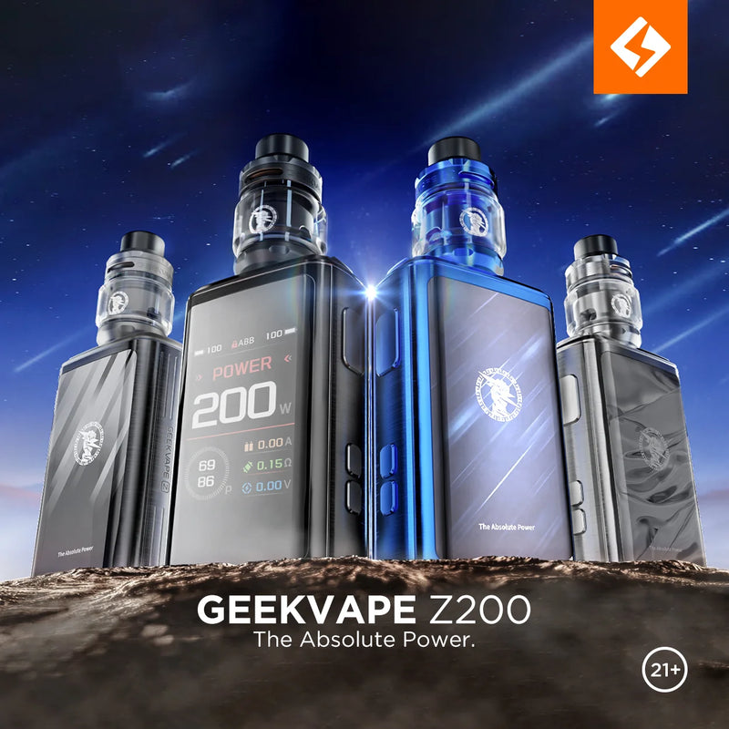 GEEKVAPE Z200 Starter Kit available at Vape Hub Pakistan.