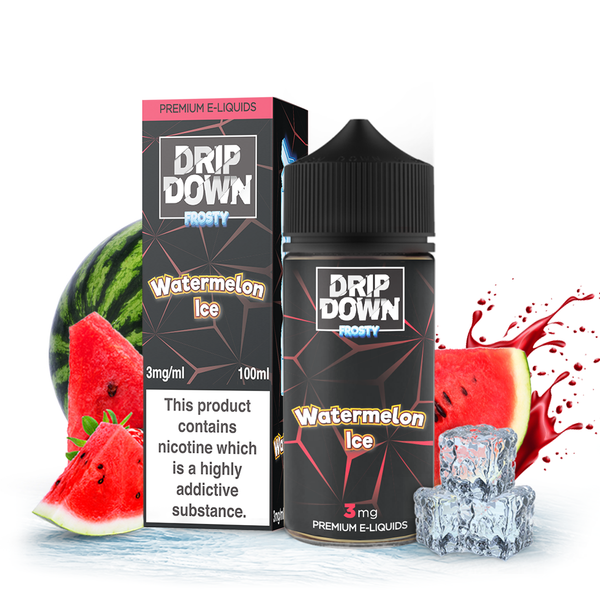 DRIP DOWN Watermelon Ice 100ML (0, 3 & 6mg)