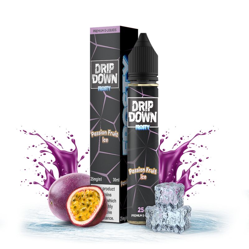 DRIP DOWN Passion Fruit Nic Salts 30ML ( 25 & 50mg)