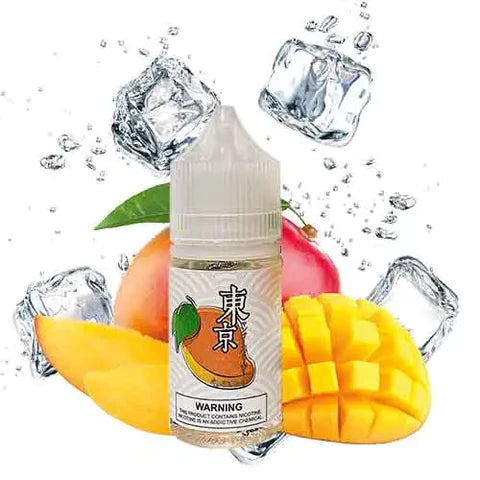 TOKYO Iced Mango 30ml nicotine salt available at Vape Hub Pakistan.