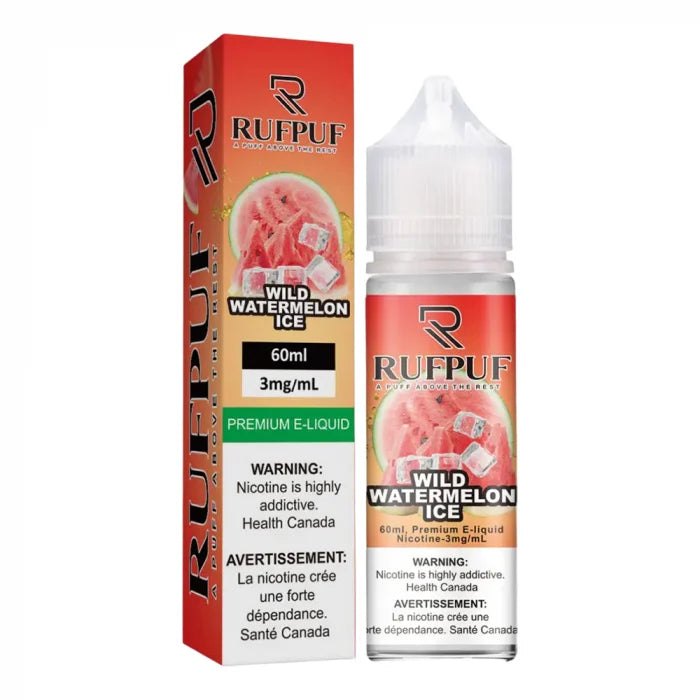 RUFPUF Wild Watermelon Ice 60ML available at Vape Hub Pakistan.