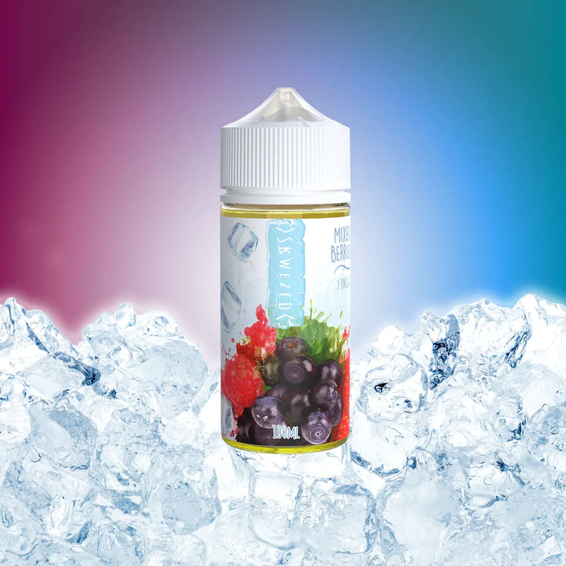 SKWEZED Mixed Berries Ice 100ML ( 0mg , 3mg, 6mg)