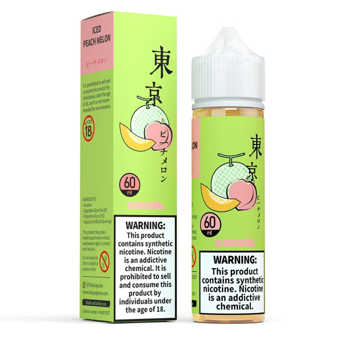 TOKYO Iced Peach Melon 60ML ( 3 & 6mg)