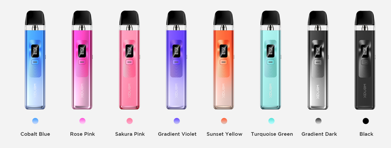 GEEKVAPE Wenax Q 25W Pod Kit colors available at Vape Hub Pakistan.