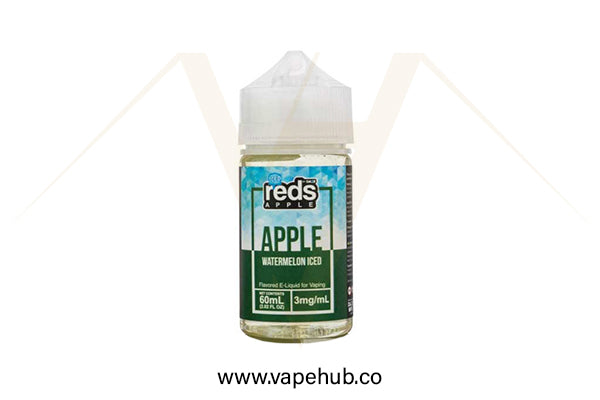 7Daze REDS Apple Watermelon Iced 60ML freebase available at Vape Hub Pakistan.