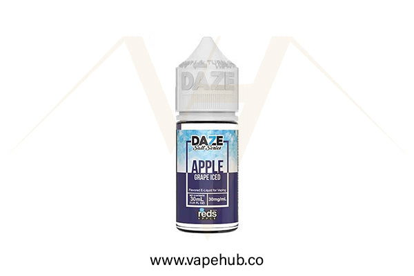 7Daze REDS Apple Grape Iced 30ML nicotine salt available at Vape Hub Pakistan.