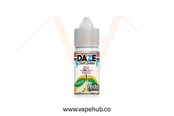 7Daze REDS Apple Guava Iced 30ML nicotine salt available at Vape Hub Pakistan.