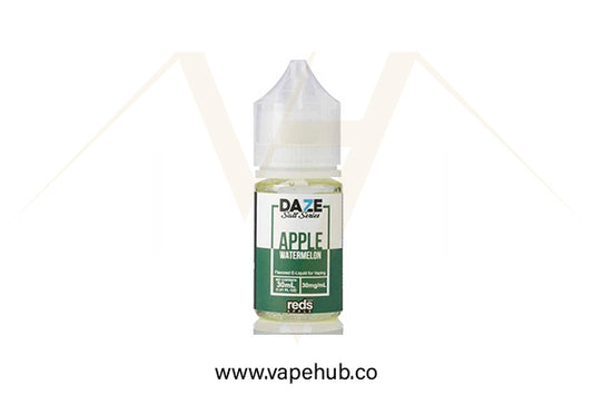 7Daze REDS Apple Watermelon Iced 30ML nicotine salt available at Vape Hub Pakistan.