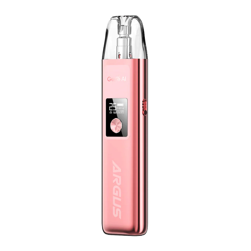 Voopoo Argus G 25W pod kit glow pink available at Vape Hub Pakistan.