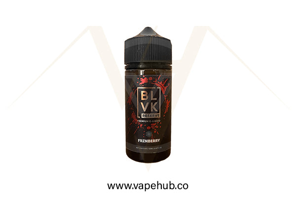 BLVK Reserve FRZN Berry 100 ml available at Vape Hub Pakistan.