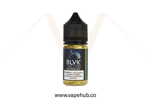 BLVK Unicorn nicotine salt Apple 30ml available at Vape Hub Pakistan.