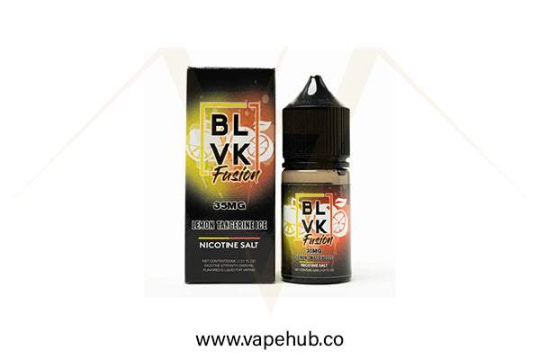 BLVK Fusion nicotine salt Lemon Tangerine Ice 30ml available at Vape Hub Pakistan.