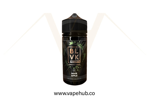 BLVK Reserve Sour Apple 100ml available at Vape Hub Pakistan.