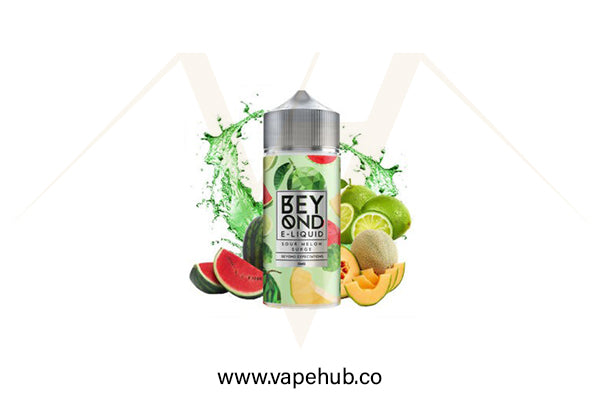 BEYOND by IVG Sour Melon Surge 100ML freebase available at Vape Hub Pakistan.