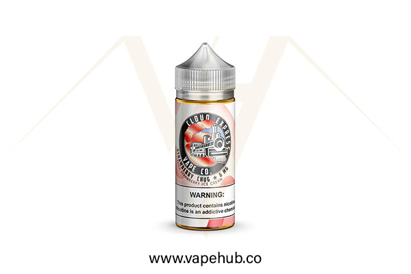 Cloud Express Strawberry Chug 100ml available at Vape Hub Pakistan.