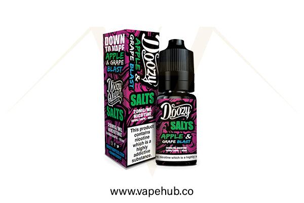 Doozy Apple & Grape Blast 30ml nicotine salt available at Vape Hub Pakistan. 