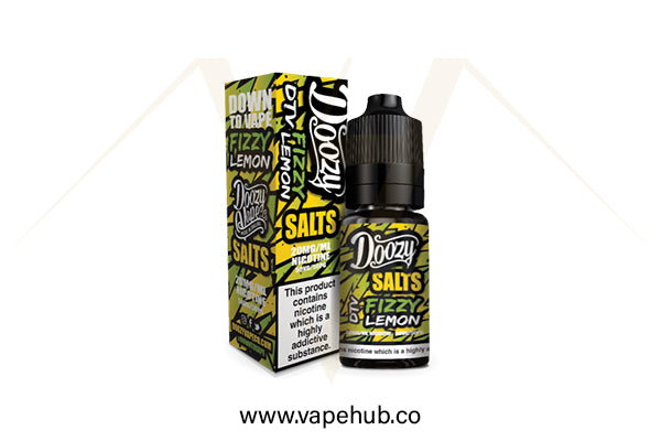 Doozy Fizzy Lemon 30ml nicotine salt available at Vape Hub Pakistan.