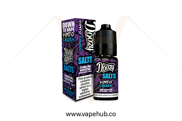 Doozy Vimto Crush 30ml nicotine salt available at Vape Hub Pakistan.