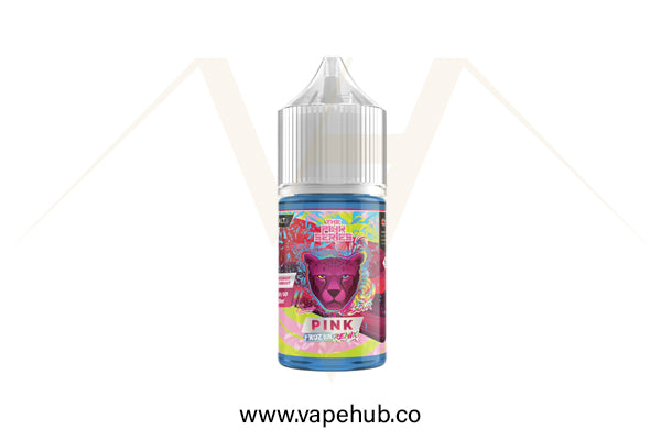 Dr. Vapes Panther Series Pink Frozen ( Frozen Blackcurrant Sour Candy Twist ) 30ml nicotine salt available at Vape Hub Pakistan.