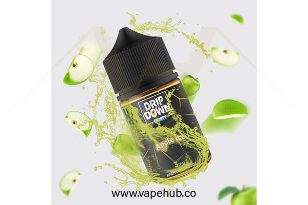 DRIP DOWN Apple Ice 60ml available at Vape Hub Pakistan.