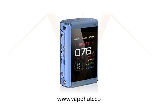 Geekvape T200 mod azure blue available at Vape Hub Pakistan.