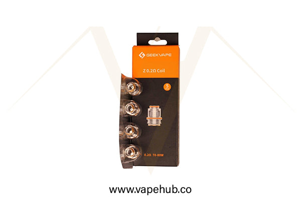 Geekvape Zeus Z replacement coils 0.2 ohm available at Vape Hub Pakistan.