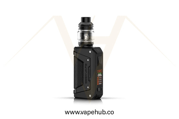 Geekvape L200 Classic starter kit 21700 classic black available at Vape Hub Pakistan.