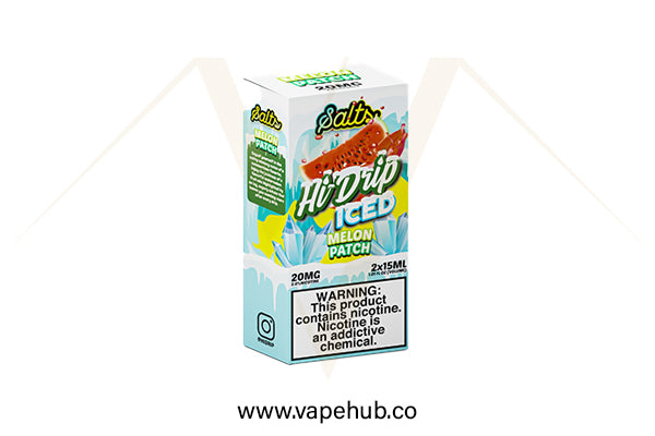 Hi Drip Melon Patch Iced 30ml nicotine salt available at Vape Hub Pakistan.