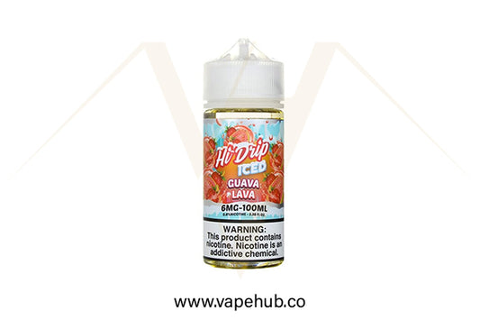 Hi Drip Guava Lava Iced 100ml available at Vape Hub Pakistan.