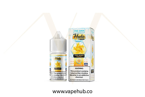 Hyde x Pod Juice Jewel Mango Freeze 30ml nicotine salt available at Vape Hub Pakistan.