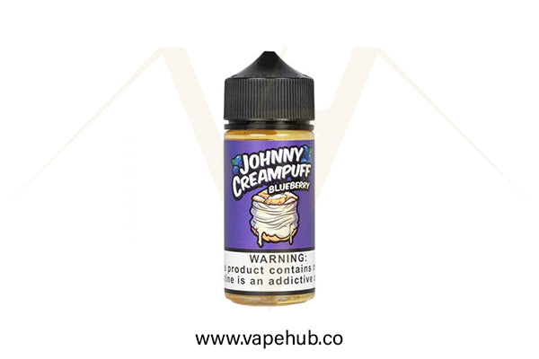 JOHNNY CREAMPUFF Blueberry 100ml available at Vape Hub Pakistan.