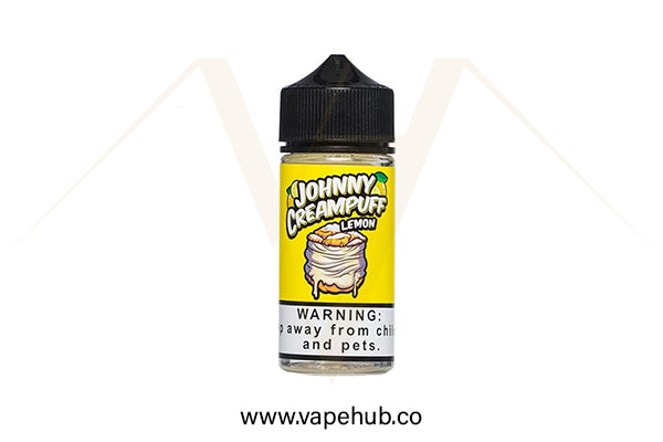 JOHNNY CREAMPUFF Lemon 100ml available at Vape Hub Pakistan.