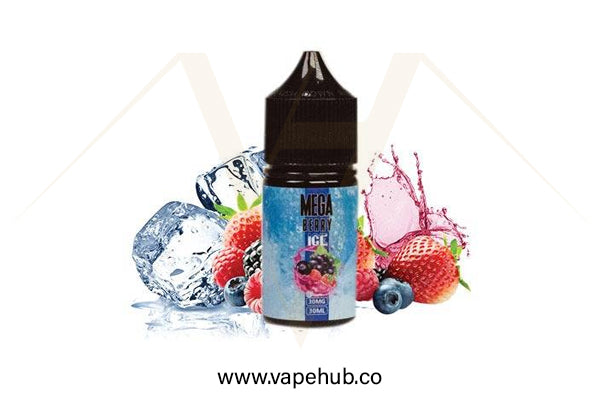 Mega Berry Ice by Grand e-Liquids 30ML nicotine salt available at Vape Hub Pakistan.