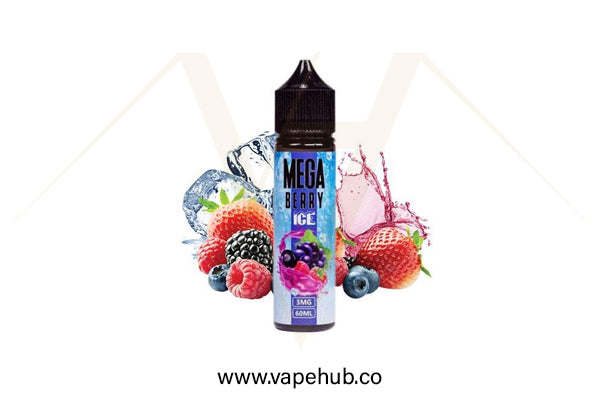 Mega Berry Ice by Grand e-Liquids 60ML available at Vape Hub Pakistan.