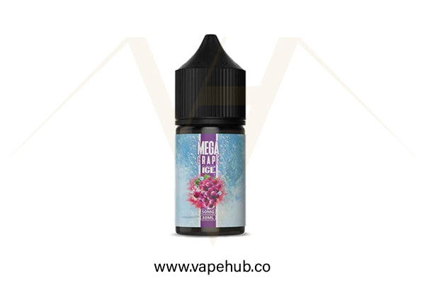 Mega Grape Ice by Grand e-Liquids 30ML nicotine salt available at Vape Hub Pakistan.