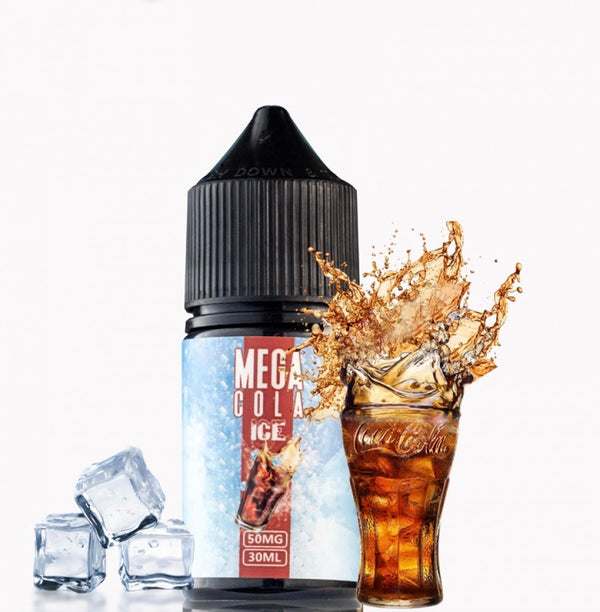 Mega Cola Ice by Grand e-Liquids 30ML nicotine salt available at Vape Hub Pakistan.