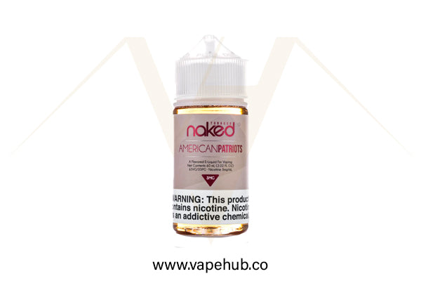 Naked 100 American Patriots 60ML available at Vape Hub Pakistan.