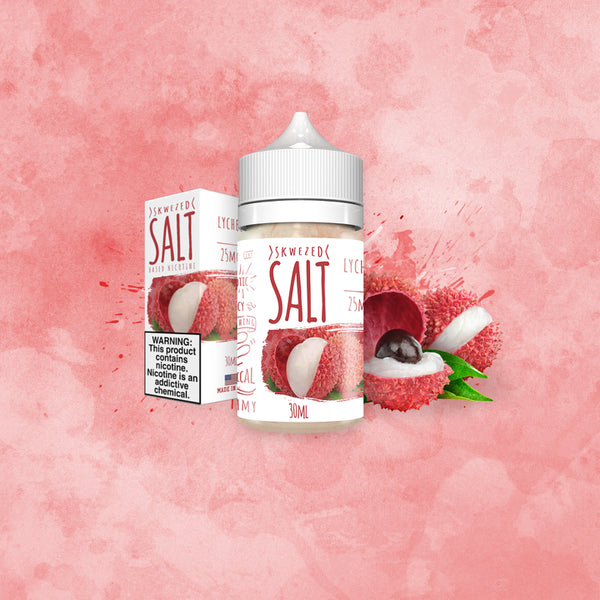 SKWEZED Lychee 30ML nicotine salt available at Vape Hub Pakistan.