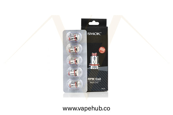 SMOK RPM 0.4 ohm replacement coils available at Vape Hub Pakistan.