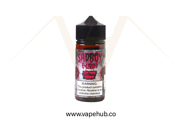 SADBOY Custard Cookie 100ml available at Vape Hub Pakistan.