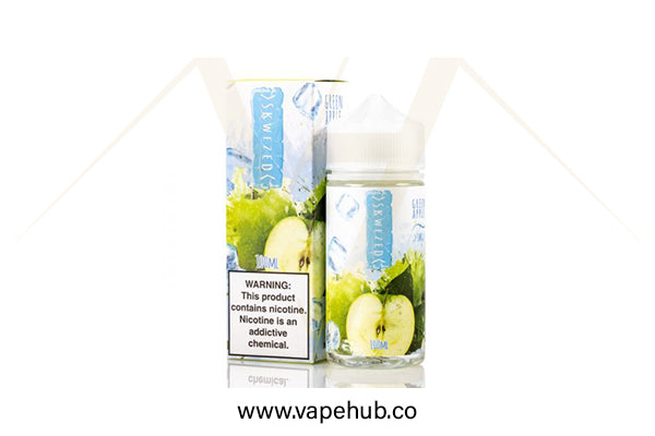 SKWEZED Green Apple Iced 100ML available at Vape Hub Pakistan.