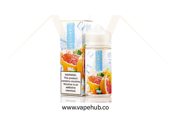 SKWEZED Grapefruit Iced 100ML available at Vape Hub Pakistan.