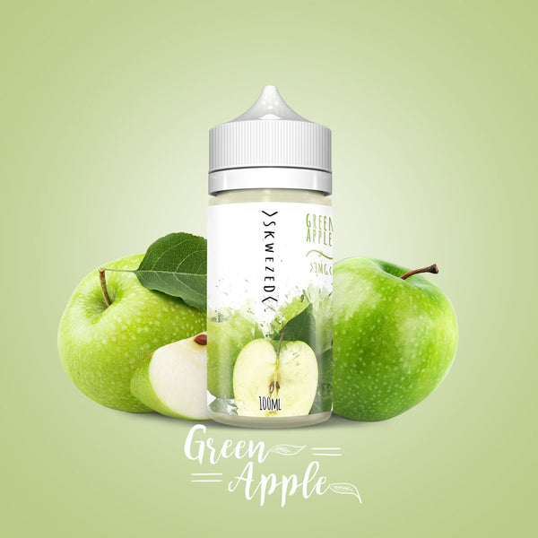 SKWEZED Green Apple 100ML available at Vape Hub Pakistan.