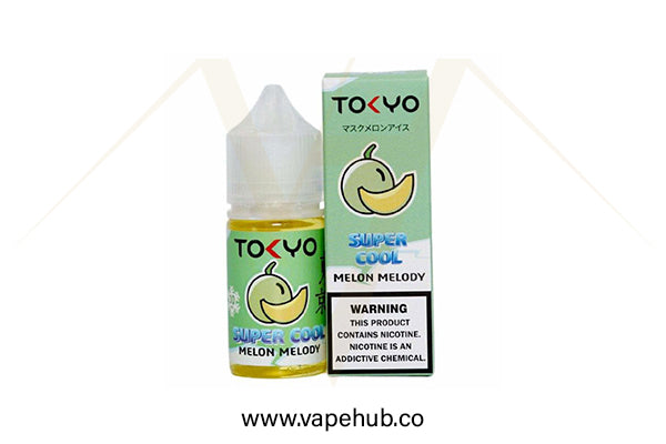 TOKYO SUPER COOL SERIES Melon Melody 30ml nicotine salt available at Vape Hub Pakistan.