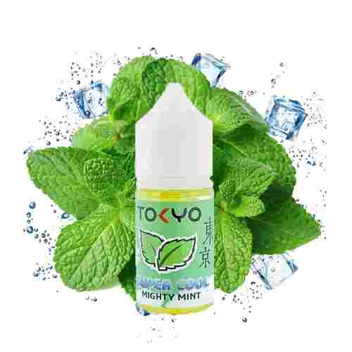 TOKYO SUPER COOL SERIES Mighty Mint 30ml nicotine salt available at Vape Hub Pakistan.